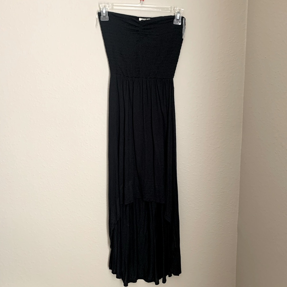Black Strapless Dress